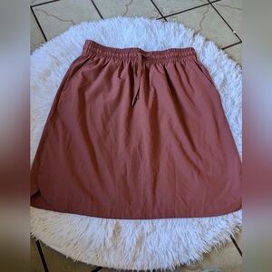 Brown workout skirt
